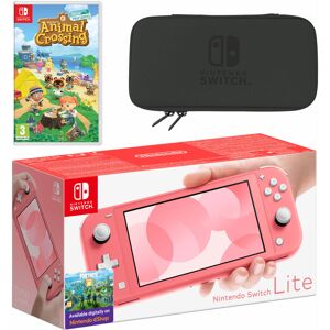 Nintendo Switch Lite (Coral) Animal Crossing: New Horizons Pack + NSO 3 months console de jeux portables 14 cm (5.5 ) 32 Go Écran tactile Wifi Corail - Reconditionné