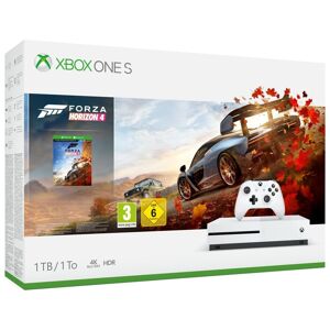 Microsoft Xbox One S 1TB + Forza Horizon 4 1000 Go Wifi Blanc - Neuf - Publicité