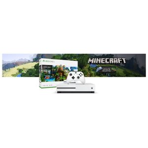 Microsoft Xbox One S + Minecraft 1000 Go Wifi Blanc - Neuf - Publicité