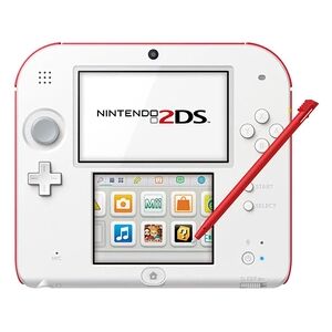 Console Nintendo 2DS - blanc & rouge - Publicité