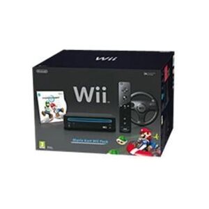 Nintendo Wii - Mario Kart Wii Pack - console de jeux - noir - Mario Kart Wii - Publicité