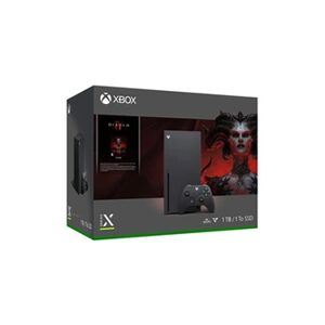Xbox Pack console Series X noire + Diablo IV - Publicité