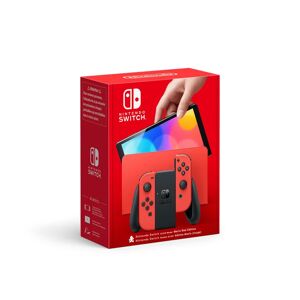 Nintendo Switch - OLED Model - Mario Red Edition console de jeux portables 17,8 cm (7 ) 64 Go Écran tactile Wifi Rouge - Reconditionné - Publicité