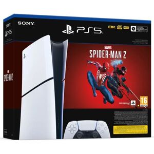 Sony Pack PS5 Slim & Marvel's Spider-man 2 - Console de jeux PlayStation 5 Slim 1 To (Digitale) - Neuf