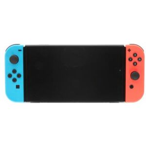 Nintendo Switch (OLED-Modell) néon bleu/néon rouge - très bon état bleu fluo/rouge fluo - Publicité