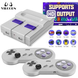 VILCORN Consoles de jeux vidéo TV rétro 4K pour SEGA SNES GBA GB Dendy Console 6000 jeux cadeaux - Publicité