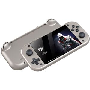 Banggood Console de jeu portable rétro M17 avec écran IPS 4.3 pouces, 64G/128G de stockage, lecteur vidéo de poche classique avec - Publicité