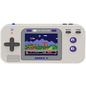 MY ARCADE - Gamer V classique console portable gaming Gris/violet - Publicité