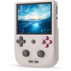 Daxceirry RG405V Console de jeu vidéo portable 4" IPS écran tactile Android 12 T618 5500 mAh Lecteur rétro portable 5G WiFi Bluetooth Dissipation automatique de la chaleur 128 Go 3154 Jeux (RG405V-Gris) - Publicité