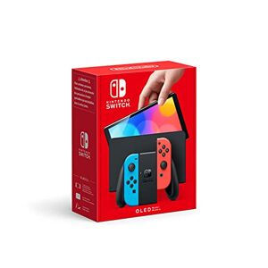 Nintendo Switch Console OLED Model Neon Blue/Neon Red (UK) (Switch) - Publicité