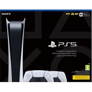 Sony Playstation 5 Digital C Chassis/CEN + 2nd Manette sans Fil DualSense White - Publicité