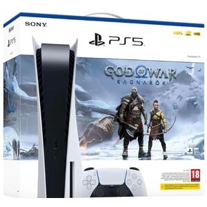 Playstation Sony 5 Console + God of War Ragnarok (UK) (PS5) - Publicité