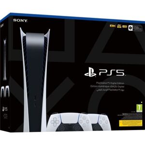 Sony Pack PS5 & Manette Dualsense Blanche - Console de jeux Playstation 5 (Digitale) - Reconditionné - Publicité