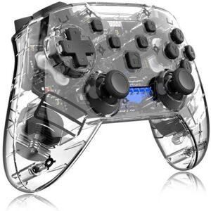 Manette pour Switch, Excellvan pour Manette Switch Pro Sans Fil Bluetooth Turbo Vibration Accessoire Pour Ninendo Switch, Noir Transparent. Publicité