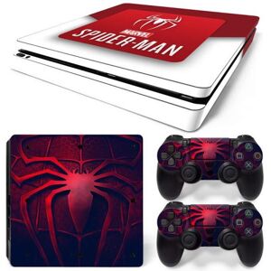 Autocollant Stickers Skin de Protection pour Console et Manette Sony Playstation PS4 Slim - Spiderman #9 - Publicité