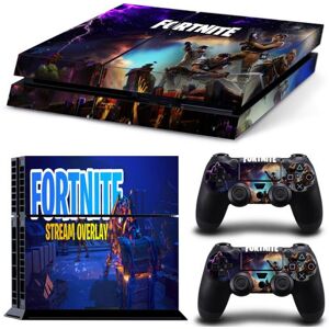 Autocollant Stickers Skin de Protection pour Console et Manette Sony Playstation PS4 - Fortnite #32 - Publicité