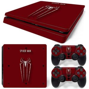 Autocollant Stickers Skin de Protection pour Console et Manette Sony Playstation PS4 Slim - Spiderman #6 - Publicité