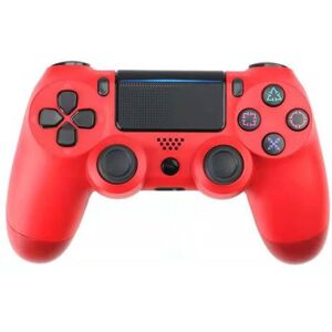 Manette sans fil Double Shock 4 Sixaxis Bluetooth compatible pour PS4 Controleur de Jeux -Rouge Rouge - Publicité