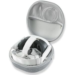 ALOM Etui de protection Alpha Omega Players pour casque réalité virtuelle Meta Quest 3 Blanc et gris Blanc et gris - Publicité