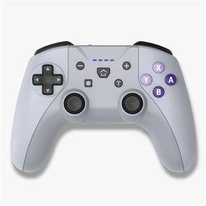 Manette sans fil Alpha Omega Players pour PC et Nintendo Switch Blanc et Gris Blanc et Gris - Publicité