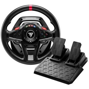 Volant gaming de course à retour de force Thrustmaster T128 Noir et Gris + Pédales Magnétiques pour Xbox Series S/X/ Xbox One/PC Noir et Gris - Publicité