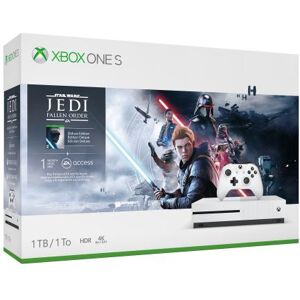 Microsoft Xbox One S - Star Wars Jedi: Fallen Order Bundle - console de jeux - 4K - HDR - 1 To HDD - blanc - Star Wars Jedi: Fallen Order Deluxe Edition Blanc - Publicité