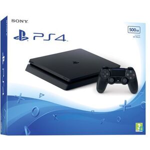 Console Sony PS4 Slim 500 Go Noir Noir - Publicité