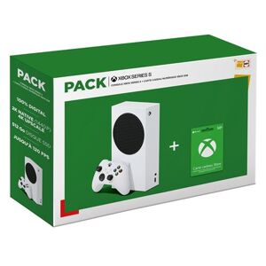 Pack Fnac Xbox Series S + Carte cadeau numérique Xbox 50€ Blanc - Publicité