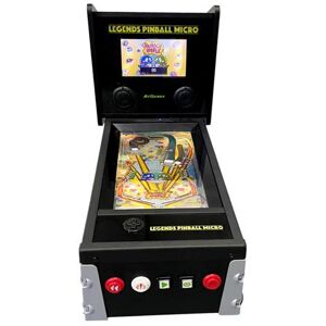 Just For Games Mini Flipper connecté Legends Pinball Micro Jaune, Bleu, Rouge, Vert, Rose, Blanc, Noir - Publicité