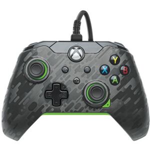 Manette filaire Pdp pour Xbox et PC Néon carbone Noir - Publicité