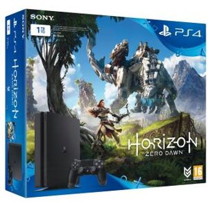 SNY Pack PS4 1 To + Horizon Zero Dawn + PlayStation Plus Abonnement 3 Mois Noir - Publicité