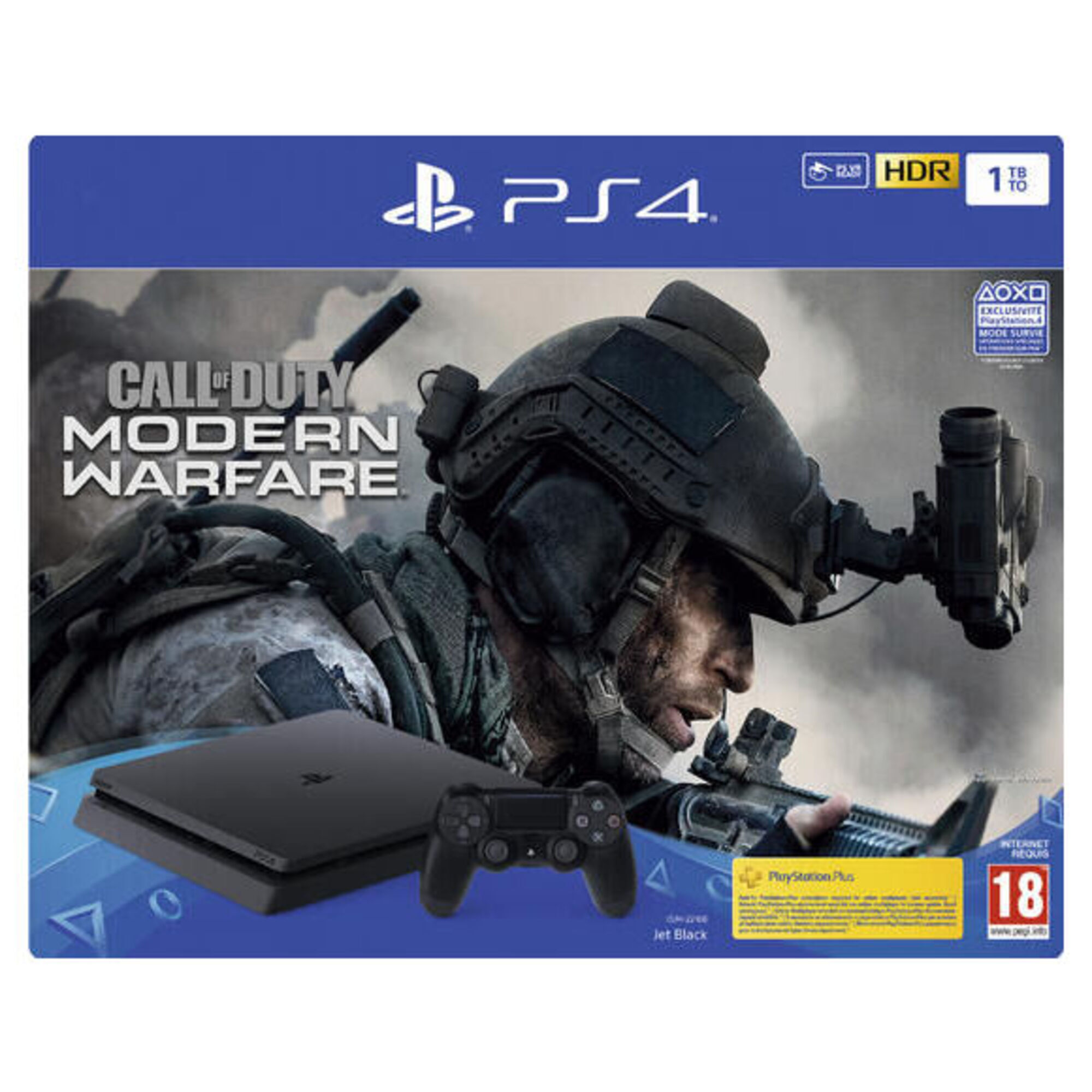 Sony PS4 SLIM 1To + call of duty modern warfare - Reconditionné