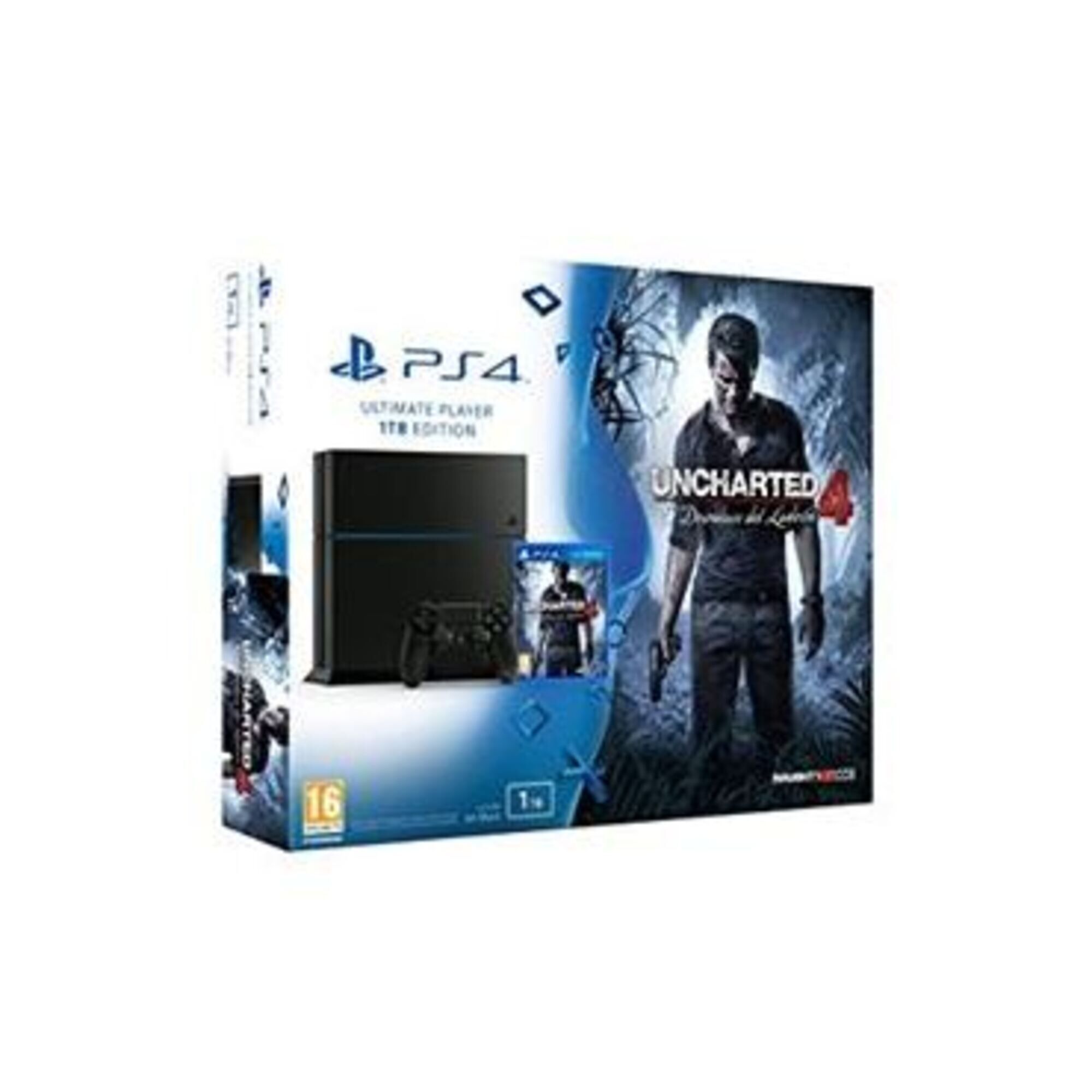 Sony Pack Console PS4 1TB + Uncharted 4 - Reconditionné