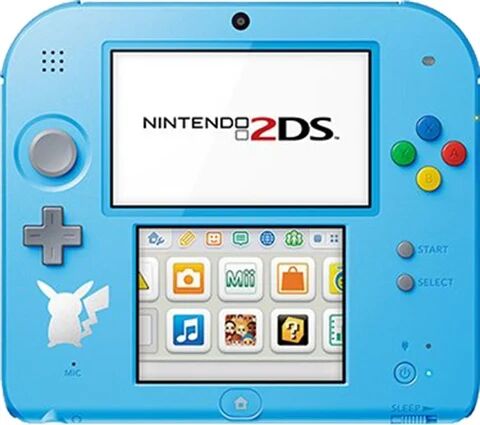 Refurbished: Nintendo 2DS Pokemon Sun/Moon Blue (No Game), Discounted