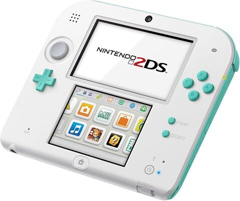 Refurbished: Nintendo 2DS Console, White/Red, Discounted