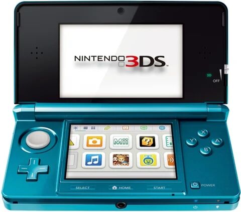 Refurbished: Nintendo 3DS Aqua Blue, Unboxed