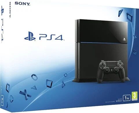 Refurbished: Playstation 4 1TB Black, Boxed