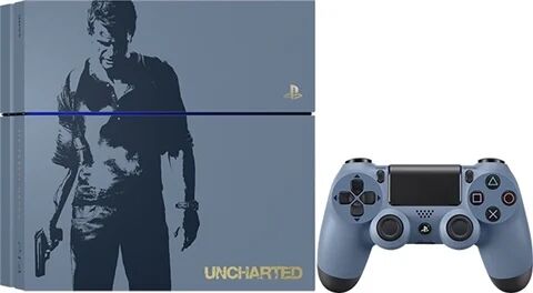 Refurbished: Playstation 4 1TB Uncharted Grey Blue (No Game), Unboxed