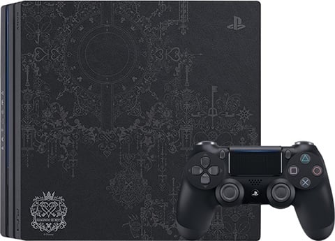 Refurbished: Playstation 4 Pro 1TB Kingdom Hearts III Black (No Game), Unboxed