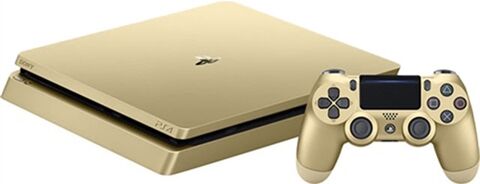 Refurbished: Playstation 4 Slim 500GB Gold (With 1 Gold Pad), Unboxed