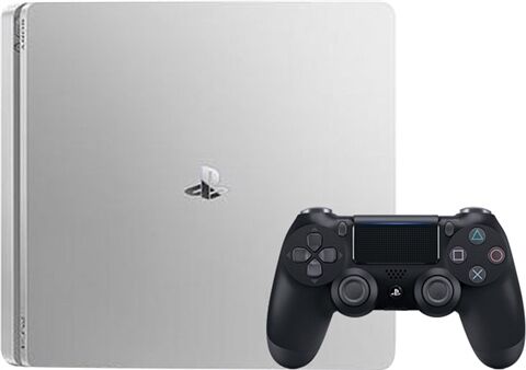 Refurbished: Playstation 4 Slim 500GB Silver (With 1 Pad), Discounted