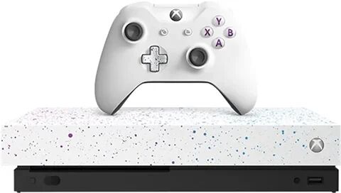 Refurbished: Xbox One X Hyperspace Ed. White/Dots, Discounted