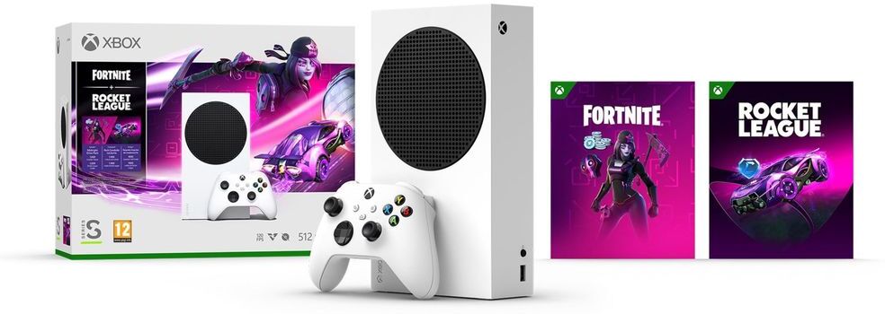 Microsoft Xbox Series S, Fortnite &amp; Rocket League Bundle - 512 GB SSD