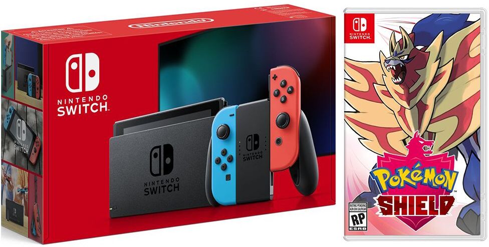 NINTENDO Switch &amp; Pokemon Shield Bundle