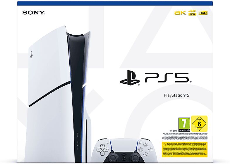 Sony PS5 Disc SLIM - D Chassis, White