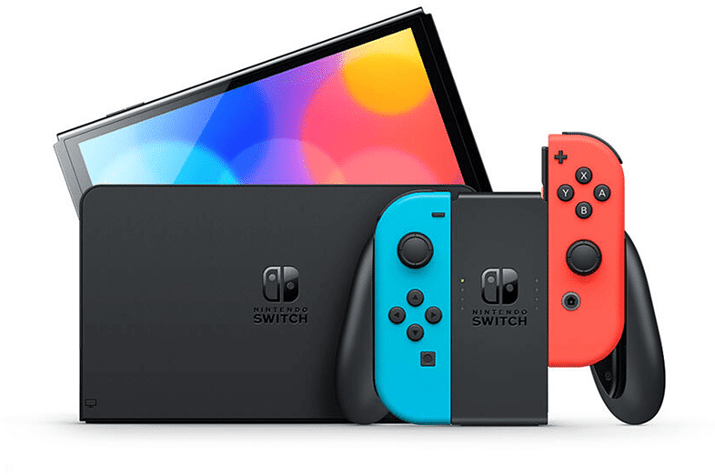 Nintendo SWITCH OLED, ROSSO/BLU