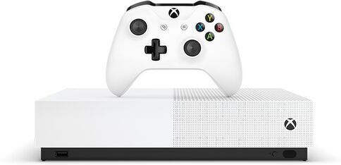 Microsoft Xbox One S All-Digital Edition   500 GB   Controller   bianco