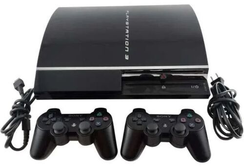 Sony PlayStation 3 Fat   40 GB   2 Controller   nero