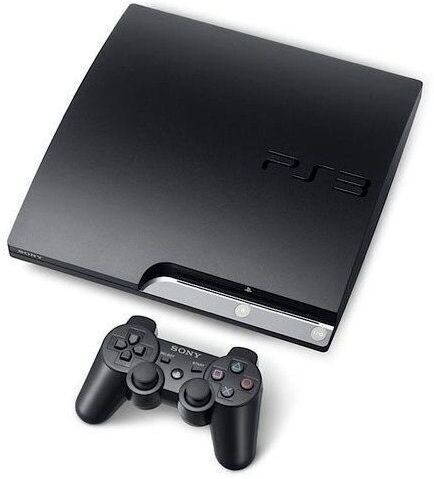 Sony PlayStation 3 Slim   320 GB HDD   2 DualShock Wireless Controller   nero