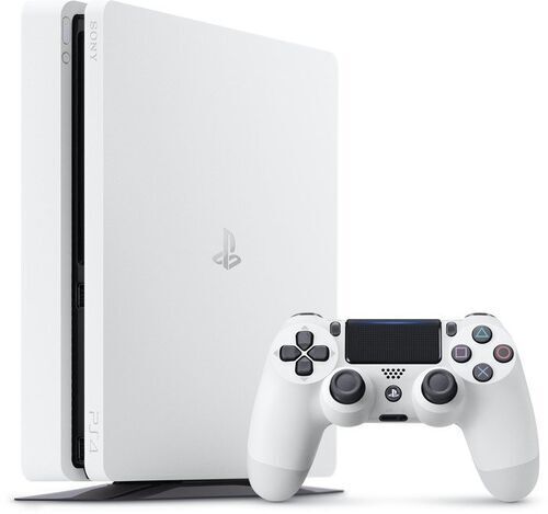 Sony PlayStation 4 Slim   Normal Edition   500 GB   1 Controller   bianco   Controller bianco